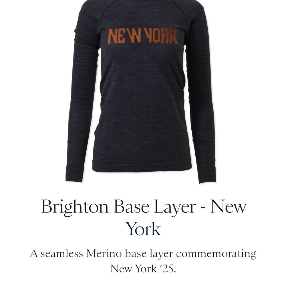 Tracksmith Brighton Base Layer - New York